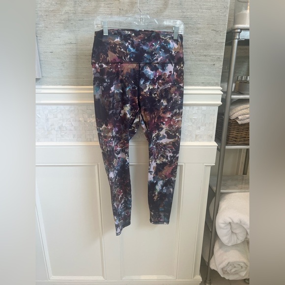 Large RBX leggings muted fall colors floral botanical brushed soft - Picture 3 of 7